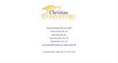 Desktop Screenshot of houstonchristiancounselors.com